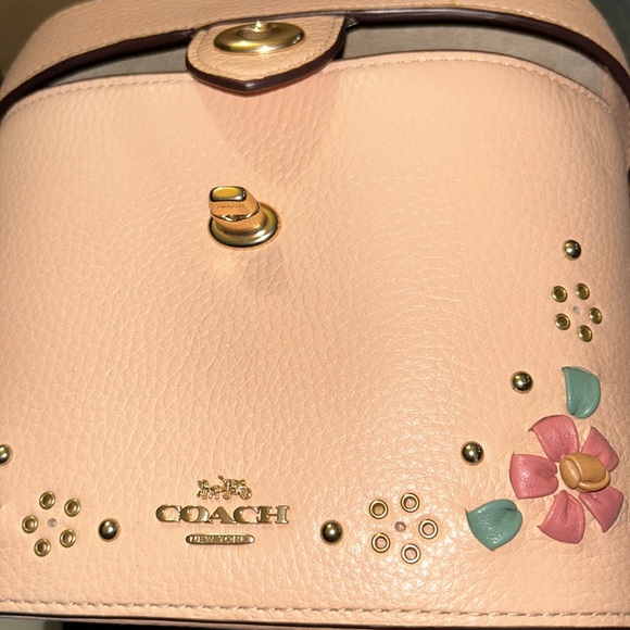 NWT Authentic Coach Kay Crossbody With Floral Whipstitch - Picture 10 of 14